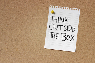 Think Outside The Box Concept