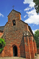 Fototapeta premium Collonges la Rouge, Limosino -Francia