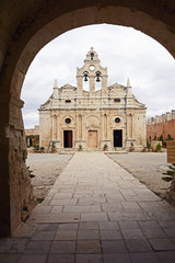 Fototapeta na wymiar Kreta, Klosterkirche von Arkadi