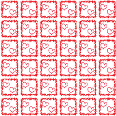 Seamless heart  pattern