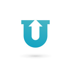 Letter U logo icon design template elements
