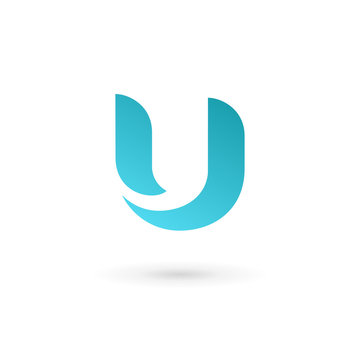 Letter U logo icon design template elements