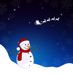 Fototapeta premium Winterscene - christmas card