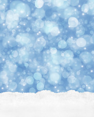 Fototapeta premium Schnee Hintergrund