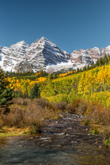Maroon Bells Aspen Colorado in Autumn