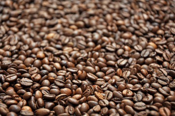 Fototapeta premium Kaffeebohnen