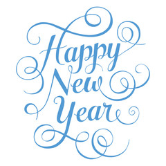 Happy New Year. Lettering