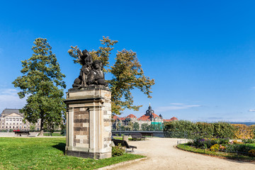 Obraz premium Park in Dresden