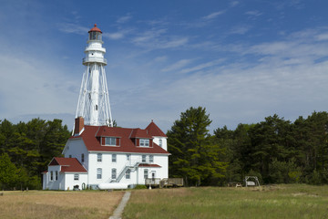 Fototapeta na wymiar Rawley Point Lighthouse