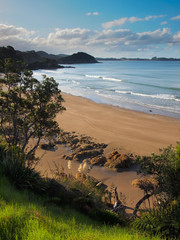 Wild Beach in Bay of Islands, Northland New Zealand