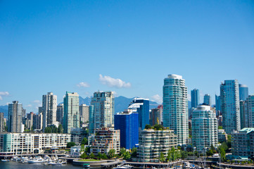 Fototapeta premium Beautiful view of Vancouver, British Columbia, Canada