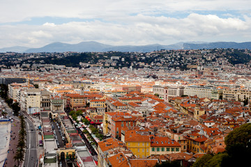 Fototapeta premium Nice city roofs, France.