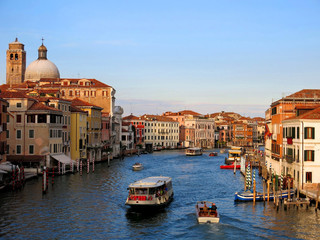 Fototapeta na wymiar Colorful Buildings Venice Italy