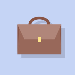 briefcase flat icons design vector shadow color