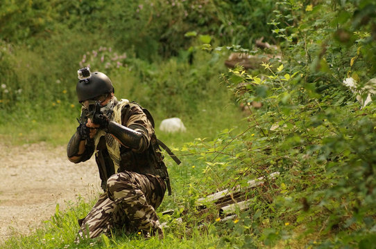 Petite partie d'Airsoft