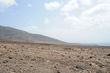 La côte sud de la presqu'île de Jandía à Fuerteventura