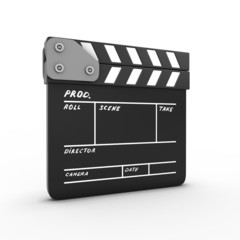Obraz premium Film movie clapper