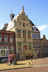 Obraz premium Stadthaus in Brouwershaven