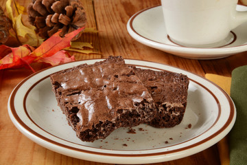 Fresh baked brownies