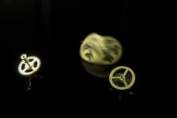 gear with motion blur
