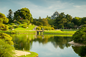 Naklejka premium Okayama Garden