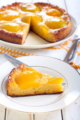 Peach cake