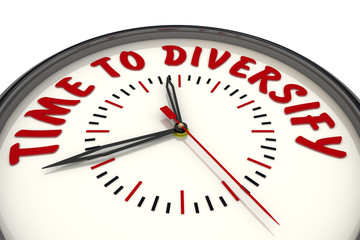 Время диверсификации (time to diversify). Часы с надписью