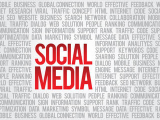 Social media,social network concept, vector background