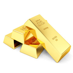 Four gold bars