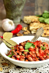 Lobio - traditional georgian dish.