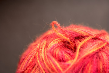 赤い毛糸
