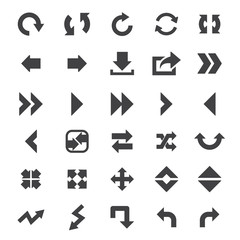 arrow icon set