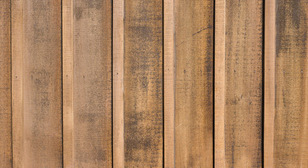 Weathered wooden vertical siding