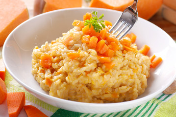 risotto con la zucca