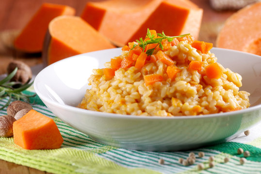 risotto con la zucca