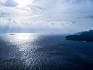 Coastline with island of Château d'If on the background