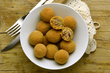 Olive ascolane Cucina italiana مطبخ إيطالي Expo 2015 Milan