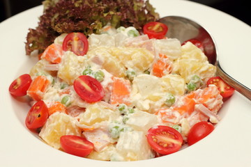 bowl of potato salad