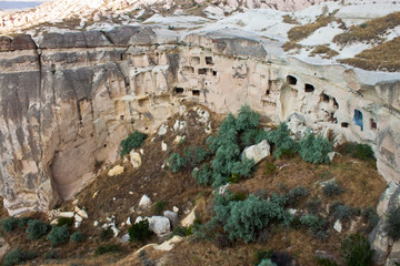 Unusual landscape in Cappadocia