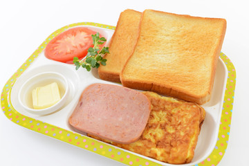 美味しそうな朝食