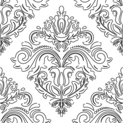 Floral Seamless  Pattern. Orient Abstract Background