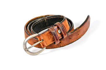 Leather belt