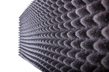microfiber insulation for noise in music studio or acoustic hall