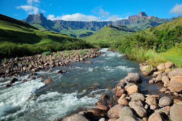 Obraz premium Drakensberg mountains, Royal Natal National Park