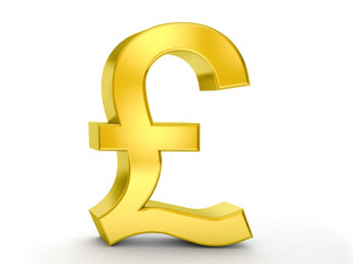 gold pound symbol