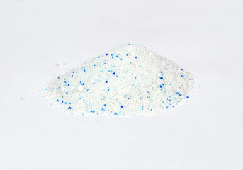 detergent for a laundry washer on white background