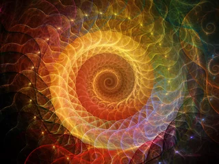 Rolgordijnen Spiral Background. © agsandrew