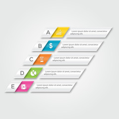 business infographic design template