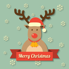 christmas reindeer background