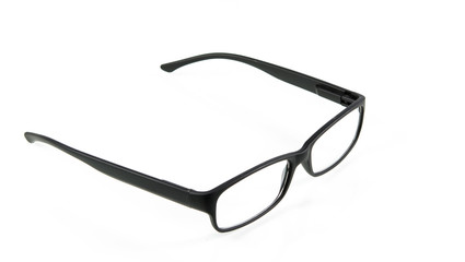 Black Eye Glasses Isolated
